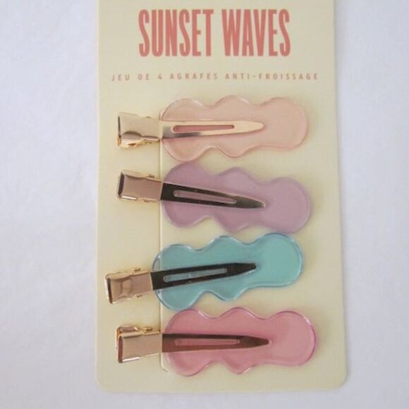 Maeve Printed Bandana Scarf 8 Balls Ivory & GIFT ANTHROPOLOGIE BARRETTES! - Picture 2 of 12